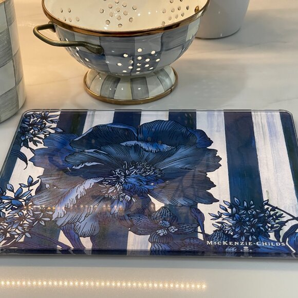 MacKenzie-Childs Royal Englis Garden Glass Cutting Board-NEW - Picture 6 of 16